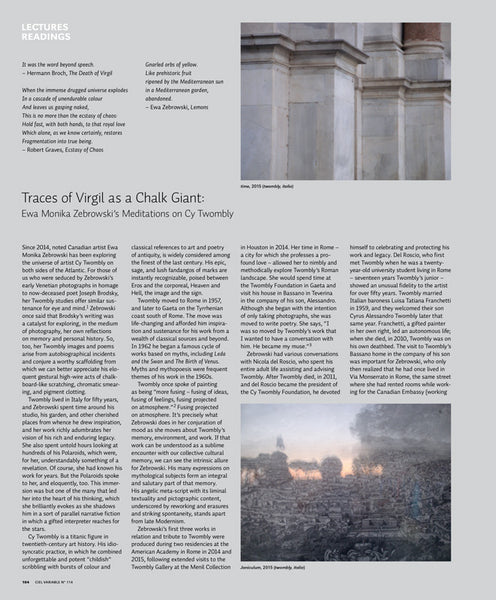 CV114 - Traces of Virgil as a Chalk Giant — James D. Campbell