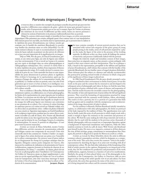 CIEL VARIABLE 65 - PORTRAITS