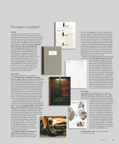 CV89 - Ouvrages à souligner