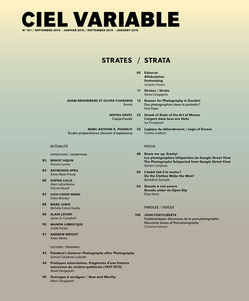 CIEL VARIABLE 101 - STRATES