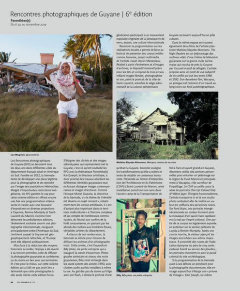 CV115 - Rencontres photographiques de Guyane | 6e édition — Sophie Bertrand