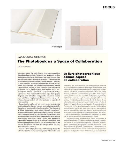 CV116 - Ewa Monika Zebrowski — Zoë Tousignant