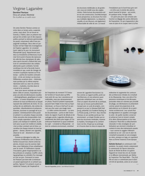 CV116 - Virginie Laganière, Derrière l’horizon — Nathalie Bachand