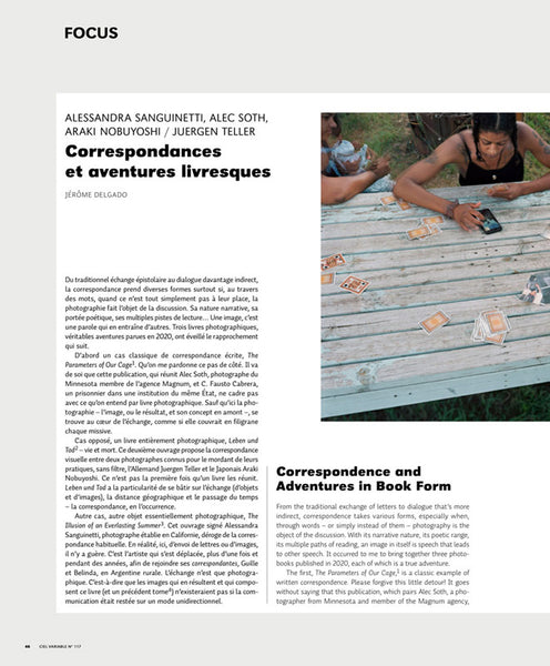 CV117 - Alessandra Sanguinetti, Alec Soth, Araki Nobuyoshi / Juergen Teller — Jérôme Delgado