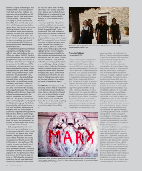 CV119 - Françoise Sullivan, Les années 1970 — Didier Morelli