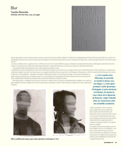 CV131 - Blur – Safia Belmenouar