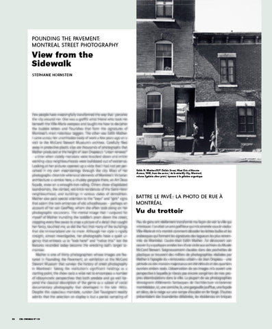 CV129 - Vu du trottoir – Stéphanie Hornstein