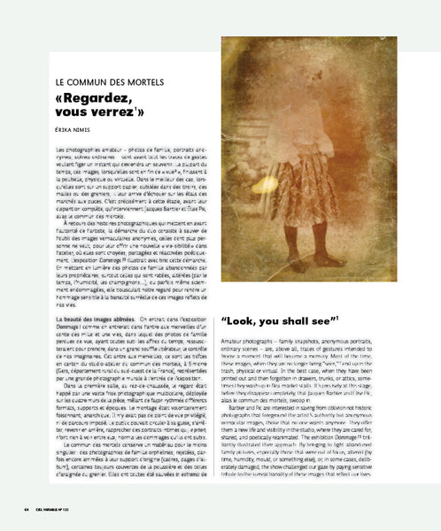 CV132 - le commun des mortels – Érika Nimis